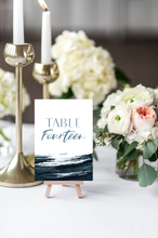 Load image into Gallery viewer, Elegant Navy Blue Wedding Table Numbers
